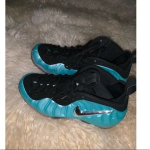Aqua Blue Nike Air Foamposites
